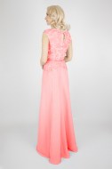 Rosie chiffon bridesmaid dress back view - size 18/20